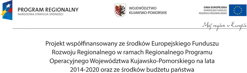 Projekt współfinansowany ze środków Europejskiego Funduszu Rozwoju Regionalnego