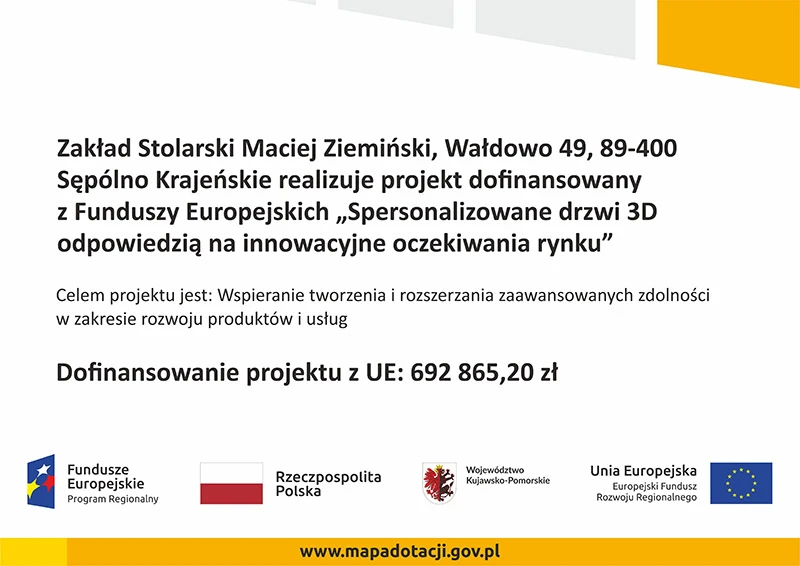 Projekt współfinansowany ze środków Europejskiego Funduszu Rozwoju Regionalnego